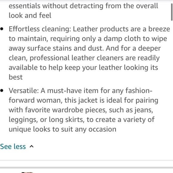 NWT BELLIVERA Faux Leather Asymmetrical Moto Jacket - Picture 13 of 13